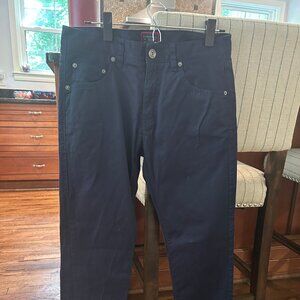 JACHS New York Mens navy blue work pants